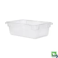 Rubbermaid FG330900CLR Food/Tote Boxes, 3.5 Gal, 18 X 12 X 6, Clear, Plastic