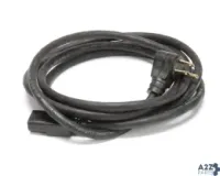 Randell EL WIR0602 Power Cord, IEC230, 10 Amp, Female to 5-15P with 90 Degree Plug on Side, 16-3
