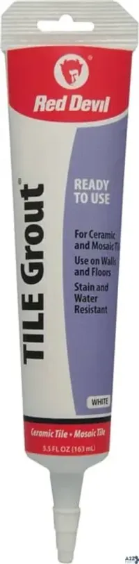 Red Devil 0425 TILE GROUT 5.5 OZ SQUEEZE TUBE