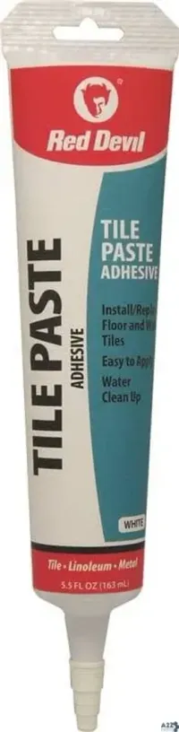 Red Devil 0497 TILE ADHESIVE WHITE 5.5 OZ SQUEEZE