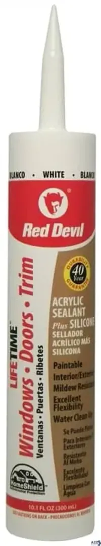 Red Devil 0856PR LIFETIME ACRYLIC SEALANT WHITE 10
