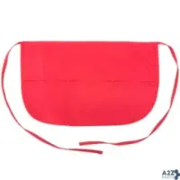 RDW 3279RED 3 Pocket 13 In Red Waist Apron