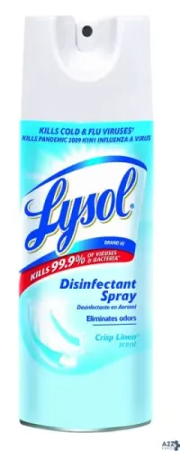 Reckitt Benckiser Professional 1920074186 Lysol Crisp Linen Scent Disinfectant Spray 12.5 Oz 1 Pk