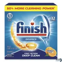 Reckitt Benckiser Professional 81053CT Finish Dish Detergent Gelpacs 8/Ct
