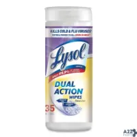 Reckitt Benckiser Professional 81143 Lysol Brand Dual Action Disinfecting Wipes 1/Ea