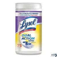 Reckitt Benckiser Professional 81700CT Lysol Brand Dual Action Disinfecting Wipes 6/Ct