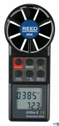 REED Instruments 8906 VANE THERMO-ANEMOMETER WITH AIR VOLUME