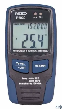 REED Instruments R6030 TEMPERATURE/HUMIDITY DATA LOGGER