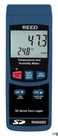 REED Instruments R6050SD DATA LOGGING THERMO-HYGROMETER