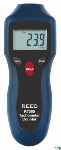 REED Instruments R7050 COMPACT PHOTO TACHOMETER AND COUNTER