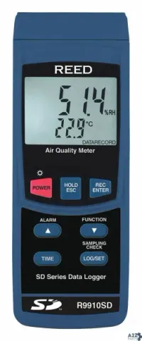 REED Instruments R9910SD INDOOR AIR QUALITY ANALYZER, CARBON MONOXIDE MEASU