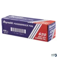 Reynolds Packaging 620 HEAVY DUTY ALUMINUM FOIL ROLL, 12" X 500 FT, SILVE