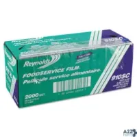 Reynolds Packaging 910SC PVC FOOD WRAP FILM ROLL IN EASY GLIDE CUTTER BOX,