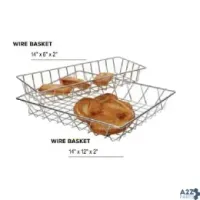 Rattleware 5001322 WIRE PASTRY BASKET, 14" X 12" X 2", BS