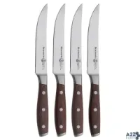 Messermeister L9684-5/S4 Avanta 4 Piece Steak Knife Set Stainless Steel Pack Of