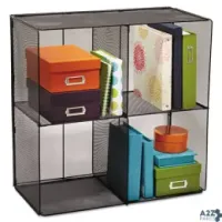 Safco Products 2172BL ONYX MESH CUBE 28.5W X 14.5D X 28.5H BLACK TOT