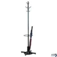 Safco Products 4168BL METAL COSTUMER W/UMBRELLA HOLDER FOUR BALL-TIPPE