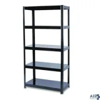Safco Products 5245BL BOLTLESS STEEL SHELVING FIVE-SHELF 36W X 18D X 7