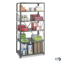 Safco Products 6270 COMMERCIAL STEEL SHELVING UNIT SIX-SHELF 36W X 2