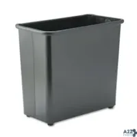 Safco Products 9616BL Square And Rectangular Wastebasket 1/Ea