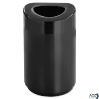 Safco Products 9920BL Open Top Round Waste Receptacle 1/Ea