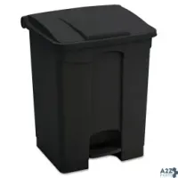 Safco Products 9923BL Large Capacity Plastic Step-On Receptacle 1/Ea