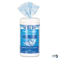 Scrubs 90985 Hand Sanitizer Wipes, 6 X 8, 85/Can, 6 Cans/Carton