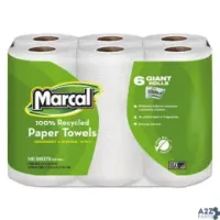 Soundview 6181 100% RECYCLED ROLL TOWELS 2-PLY 5 1/2 X 11 140/R