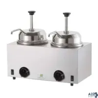 Server 81230 Twin Fsp Topping Warmer With Pumps, Rethermalizing, Wat