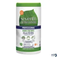 Seventh Generation 44753CT DISINFECTING MULTI-SURFACE WIPES 8 X 7 LEMONGRAS