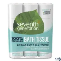 Seventh Generation SEV13738CT 100% RECYCLED BATHROOM TISSUE SEPTIC SAFE 2-PLY