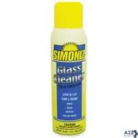 Simoniz S3321012 GLASS CLEANER - 20 OZ. AEROSOL , 12/CS