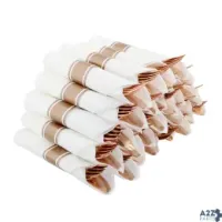 Spec101 9190 ROLLED PLASTIC CUTLERY - 30CT ROSE GOLD