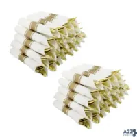 Spec101 9220 ROLLED PLASTIC CUTLERY - 100CT GOLD