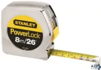 Stanley Tools 33-428L TAPE MEASURE 26 FT L X 1 IN W BLAD