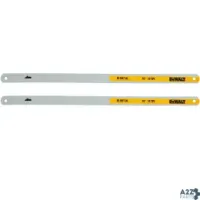 Stanley Tools DWHT20548 Dewalt 10 In. Bi-Metal Hacksaw Blades 18 Tpi 2 Pk - Tot