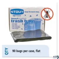 Stout P3340K20 INSECT-REPELLENT TRASH BAGS 30 GAL 2 MIL 33" X 4