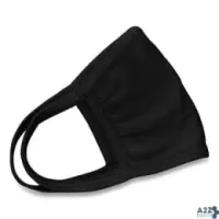 Sentry PPE MK100SS-2 COTTON FACE MASK WITH ANTIMICROBIAL FINISH, BLACK,