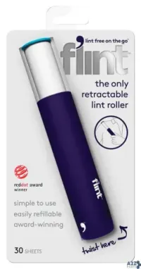 Think Product Lab FLD006BH-TP-US Flint Paper Lint Roller 3-1/2 In. W X 3-1/2 In. L - Tot