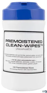 Traceable 33675-03 PRE-MOISTENED LAB WIPES, ALCOHOL/DI