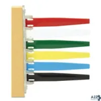 Unimed I6PF169436 STATUS FLAGS, 6 FLAGS, ASSORTED COLORS