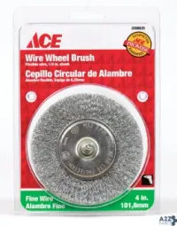 Weiler 2099620 Ace 4 In. Fine Crimped Wire Wheel Brush Steel 4500 Rpm