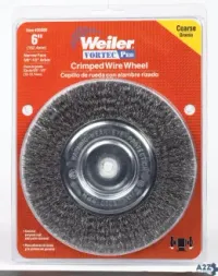 Weiler 36000 Vortec Pro 6 In. Crimped Wire Wheel Brush Carbon Steel