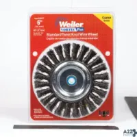 Weiler 36027 Vortec Pro 6 In. Fine Knotted Wire Wheel Brush Carbon S