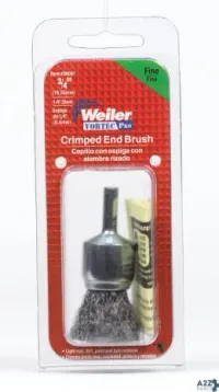 Weiler 36047 Vortec Pro 3/4 In. Fine Crimped Wire Wheel Brush Carbon