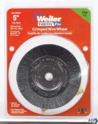 Weiler 36064 Vortec Pro 5 In. Crimped Wire Wheel Brush Carbon Steel