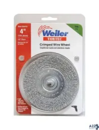 Weiler 36416 Vortec 4 In. Fine Crimped Wire Wheel 4500 Rpm 1 Pc. - T