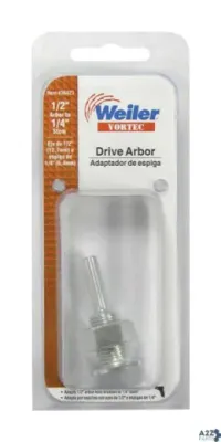 Weiler 36421 Vortec 1/2 In. Cable Twist Drive Arbor 1 Pc. - Total Qt