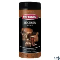Weiman 91CT LEATHER WIPES 7 X 8 30/CANISTER 4 CANISTERS PER