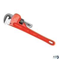 Wilmar W1133-10B Performance Tool 1-1/2 In. Pipe Wrench 10 In. L Orange